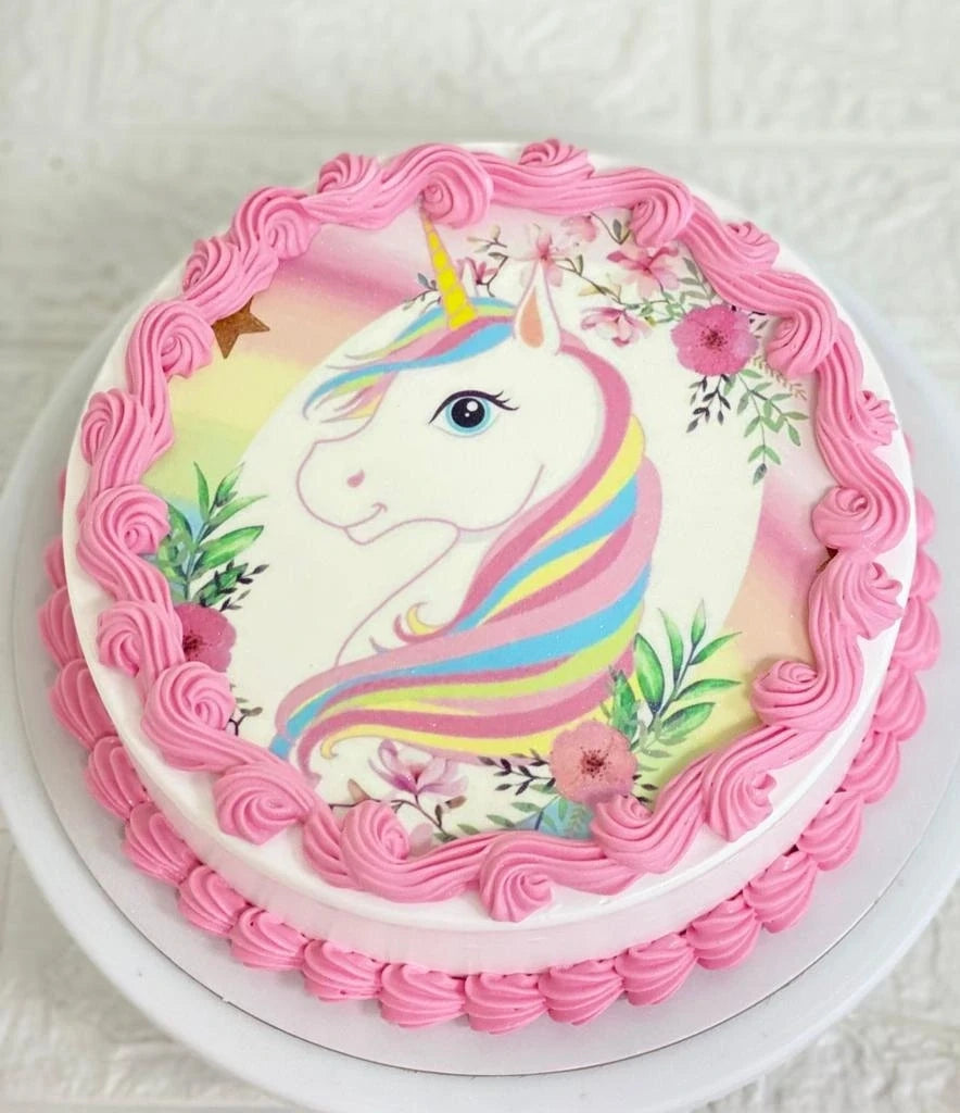 Unicorn Photo Cake